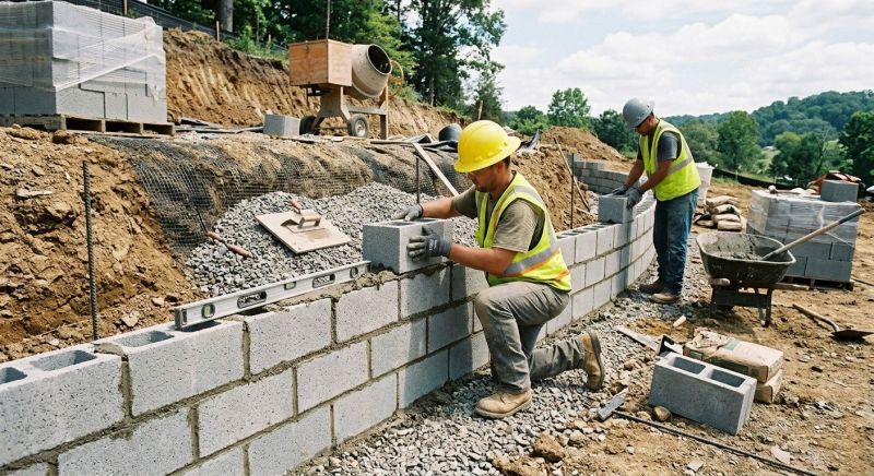 Block Foundation Installation in Norwalk, CT