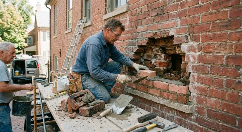Brick Border Installation in Boston, MA