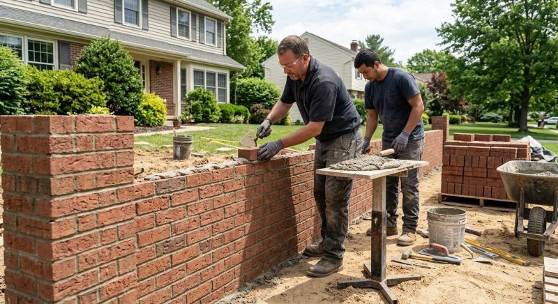 Brick Wall Construction in Fairfield County, CT