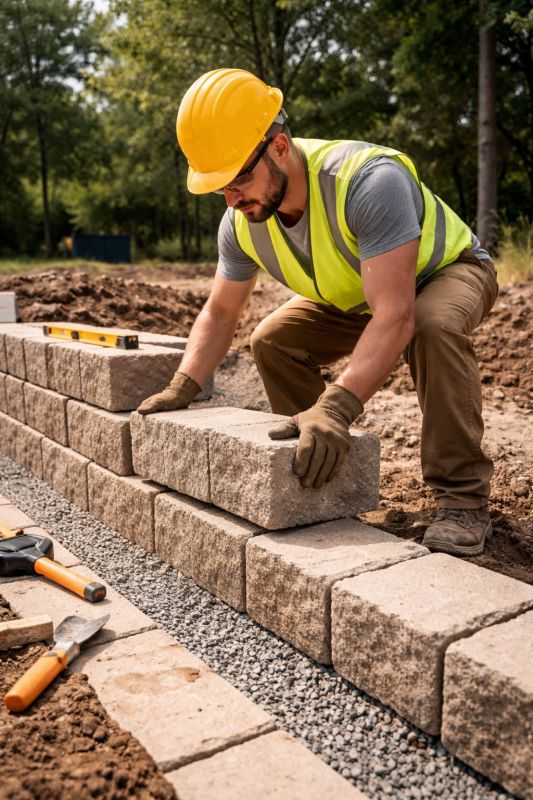 Concrete Blocks Installation in Fairfield County, CT