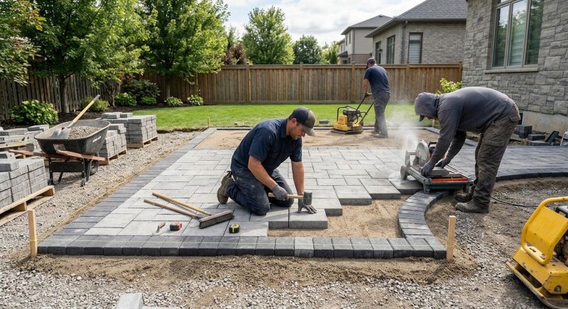 Paver Patio Installation in Boston, MA