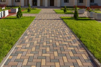 Brick Hardscape Installation in Manchester, NH